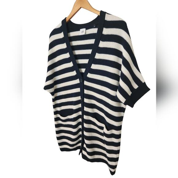 Cabi Whistle Knit Striped Cardigan Small - Picture 6 of 11